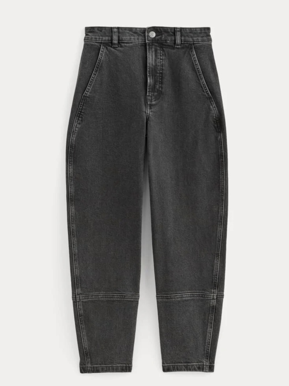 Everlane The Utility Barrel Jean Washed Black Size 27R MSRP $128 High Rise